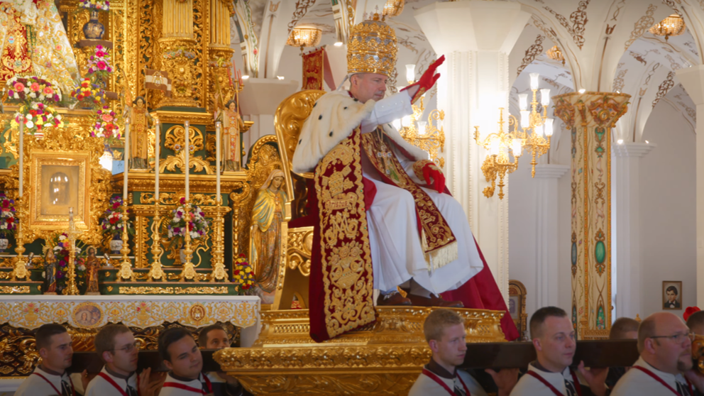 12 de octubre 2023, Fiesta de Nuestra Madre del Palmar Coronada, Iluminadora de los Santos Concilios Palmarianos