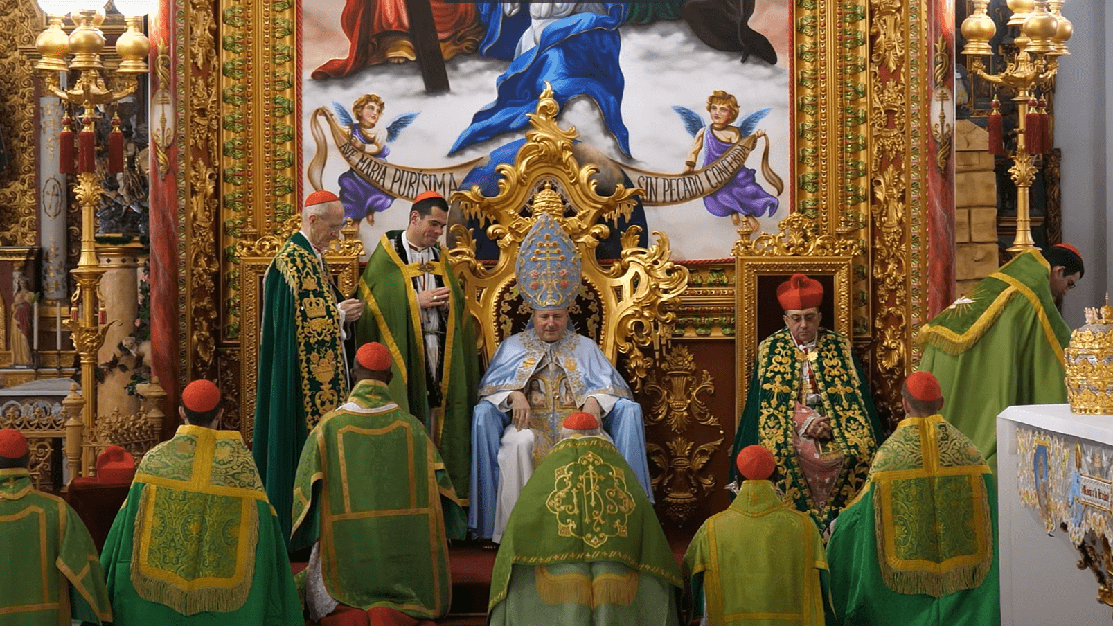 Solemne Misa Pontifical de Su Santidad el Papa Pedro III, 1 de enero 2024